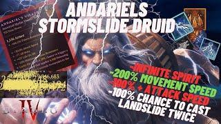 Stormslide Druid - Andariels visage is insanely strong! Best speedfarm Build? Diablo4 Season5 Guide