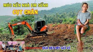 CẤP TỐC MÚC NỀN NHÀ CHO EM SẾNH CỤT 1 CHÂN - KÊNH TIẾNG GỌI TÂY BẮC NHẬN QUÀ ĐẶC BIỆT BÊN MỸ GỬI VỀ