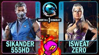 MK1 Sikander555HD (SUB-ZERO) VS Isweat Zer0 (SINDEL)Mortal Kombat 14K 60ᶠᵖˢ