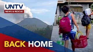 Residents allowed to return home as Mt. Bulusan’s activity declines