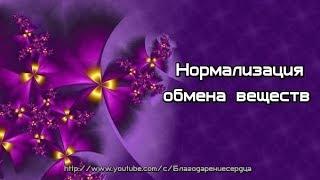 Нормализация обмена веществ