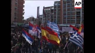 Serbs protest against formation of ethnic Albanian security force