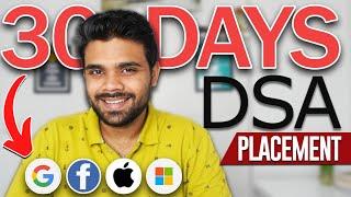 30 Days DSA Plan for Placements