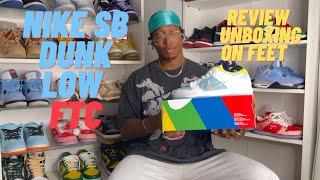 NIKE SB DUNK LOW PRO QS X FTC, UNBOXING REVIEW ON FEET