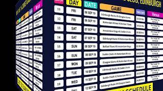 Euro T20 Slam Fixture Time Table Date Venue Teams