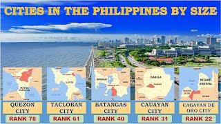 CITIES IN THE PHILIPPINES BY SIZE | STATSPH VIDEOS