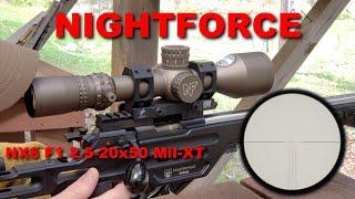 NIGHTFORCE NX8 2.5-20x50 F1 Mil-XT - Wonderful!