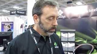 MoSys Bandwidth Engine 2 and Xilinx Kintex UltraScale talk at 15.6Gbps - OFC 2104