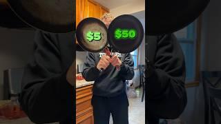 $5 vs $50 pan
