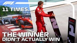 When The Winner Of An F1 Race Didn't Actually Win!