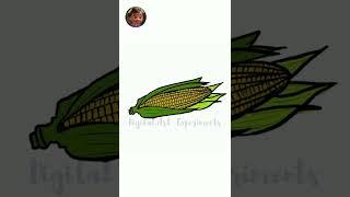 How to draw corn in procreate  #shorts #drawing  #procreate