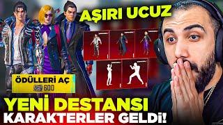 600 UC YENİ DESTANSI TEKKEN KARAKTERLERİ GELDİ!!  BUGA SOKUP FULLEDİK! | PUBG MOBILE