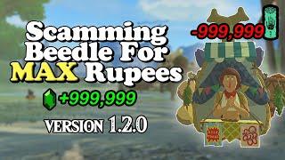 MAX/Infinite Rupees in Minutes! Version 1.2.0 Zelda Tears of The Kingdom | TotK