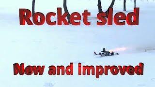 the Rocket sled new and improved, now with suspension.