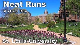 Virtual Running Tour of St. Louis University (Beautiful spring day!)