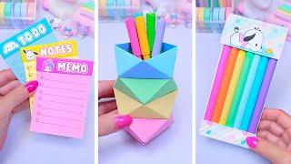 Easy paper craft ideas / Paper crafts DIY / School supplies / Back to school / Miniature crafts