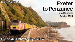 Exeter St Davids to Penzance via Dawlish Driver's Eye View