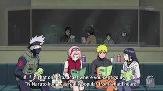 Kakashi says N-Naruto kun 