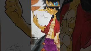 (One piece):- luffy art work #art #artwork #drawing #anime #luffy #shorts