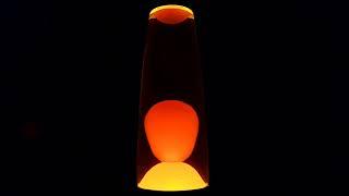 Orange Lava Lamp: 8 Hours of Relaxation & Sleep Aid in 4K UHD