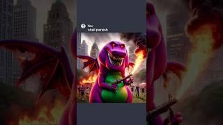 Barney The Dinosaur Funny Parody (Ai Edition) #ai #chatgpt #aiart