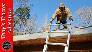 Cabin Build Part 28 - Dangerous Roof Work