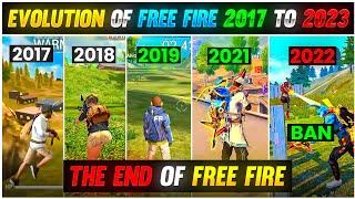 FREE FIRE STORY 2017 TO 2023| EVOLUTION OF FREE FIRE |SUCCESS STORY OF FREE FIRE |GARENA FREE FIRE