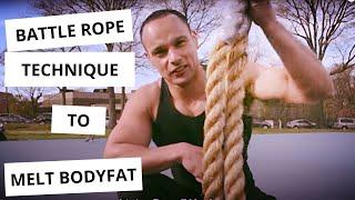 HEAVY BATTLE JUMP ROPE FAT BURNER! #NeverQuit Fitness