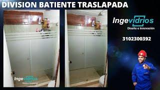 DIVISIONES DE BAÑO EN VIDRIO TEMPLADO EN BOGOTA-INGEVIDRIOS