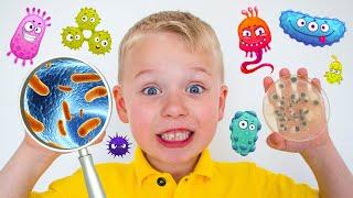 Gaby and Alex Growing BACTERIA | Educational videos for Toddlers