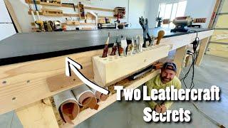 Affordable Leather Workbench with Two Life Hacks