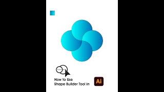 How to Use Shape  Builder  Tool in illustrator | #illustrator #Ai