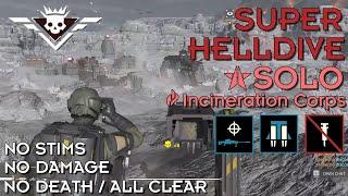 Helldivers 2 - Retrieve Valuable Data (Super Helldive Solo / No Stims, No Damage, All Clear)