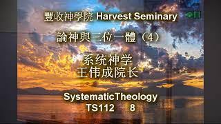 TS112   8 系统神学 1 Systematic Theology 1 王伟成院长 讲道解经 豐收神學院