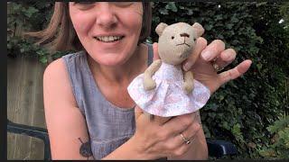 June vlogs day 21 - Sewing a teddy bear & keeping the guinea pigs cool on a hot day