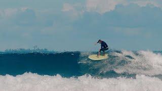 Tyler Warren Surfing Pristine Point Waves on a Fish