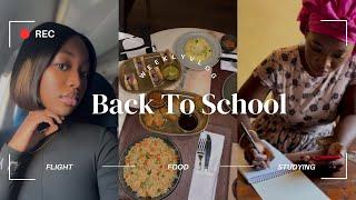 Back to School Vlog ️ | Flying Back, Moving In, Shopping & Lecturer Wahala