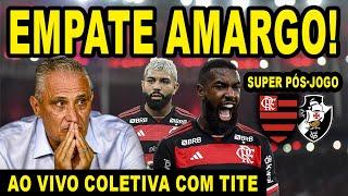 AO VIVO: EMPATE AMARGO l FLAMENGO DOMINA O JOGO, MAS SOFRE EMPATE NO FINAL!