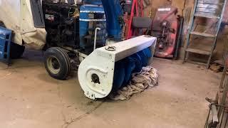 Update on Sir Dave’s Favourite Tractor snowthrower. At least some good news today. #goodnews