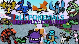 How To Get All Exclusive Pokemals [Find All Pokemals]