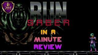 Run Saber "In A Minute" Review [SNES] - Strider Meets The Super Nintendo