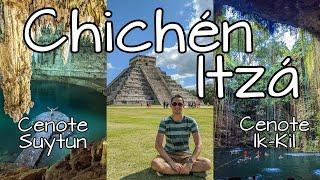 Chichén Itzá  Cenote Ik Kil y Cenote Suytun  3 Actividades en 1 día! Cenotes Cerca de Chichen Itzá