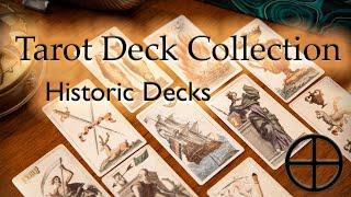 Deck Collection Autumn  2021 - Part 1: My Historic Decks #tarot #cartomancy #divination