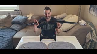 Katana  Review  -  Siggi's  ARAKI  KATANA  -  Danke mein Lieber für dieses geile Samurai Schwert!!