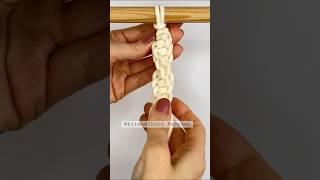 Try this new Double Spiral  #shorts #macrameknots #macramepattern