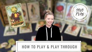 Mr. Cabbagehead's Garden | Solo Play Through & How to Play | Card Game | Board Game