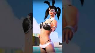 Pubg Black bunny swin suit  #bikini #pubgmobile #shorts #pubgswimsuit