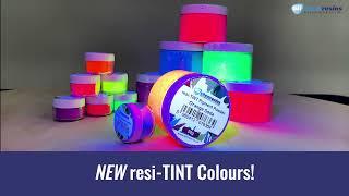 NEON Pigment Powders in epoxy resin art!