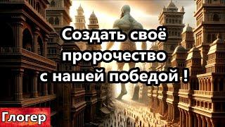 Создать своё пророчество с нашей победой ! Путь по которому нас тянут ! Как быть с историей !#глогер