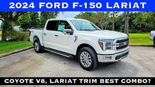 2024 Ford F-150 Lariat 5.0L V8 ! POV Review & Test Drive - Best Trim to Get With V8? Or Ecoboost?